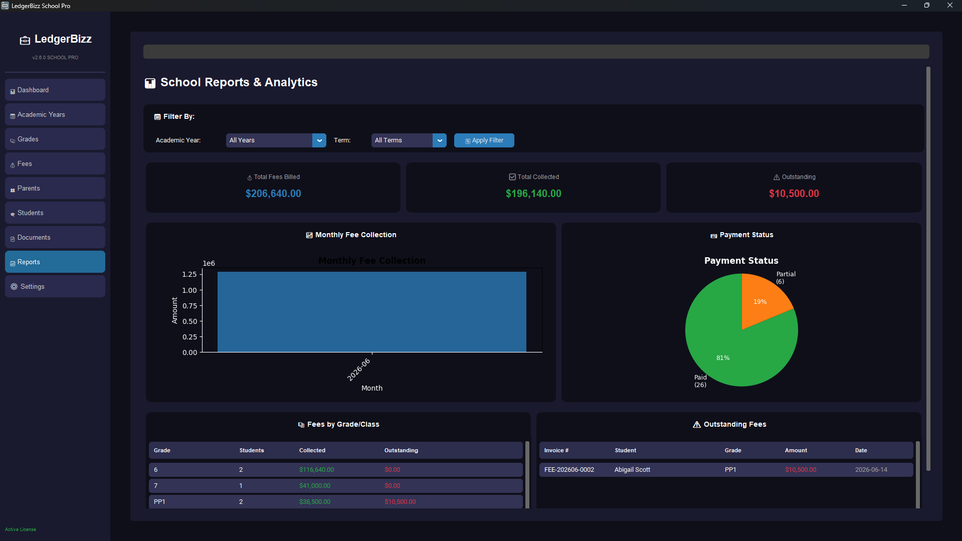 LedgerBizz Bulk Operations - Generate multiple PDFs and send bulk emails