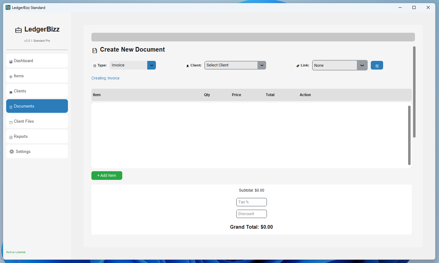 Documents view with smart linking